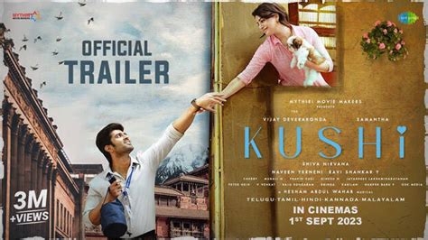 Trailer of Kushi, starring Vijay Devarakonda and Samantha, is out ...