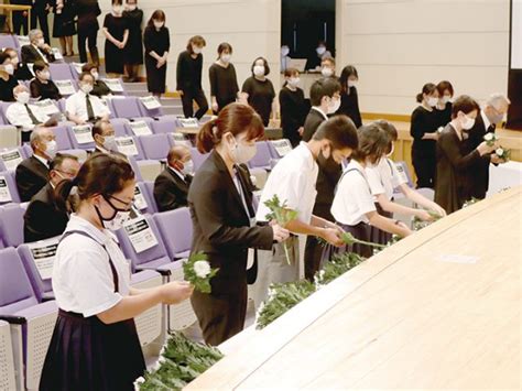 終戦から76年、平和への思い新たに 市戦没者追悼式 遺族ら約250人参列 東広島デジタル