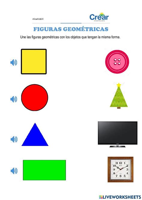 Figuras Geométricas Online Exercise For Inicial 2 Live Worksheets