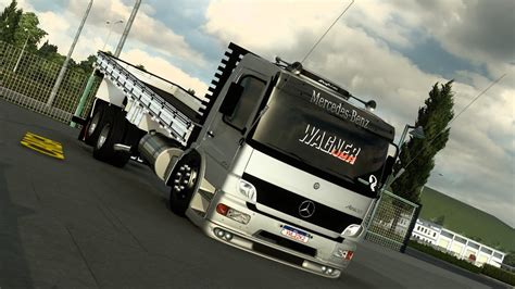 Carga Animada Euro Truck Simulator 2 B Jesus X Gilbues Mercedes Benz