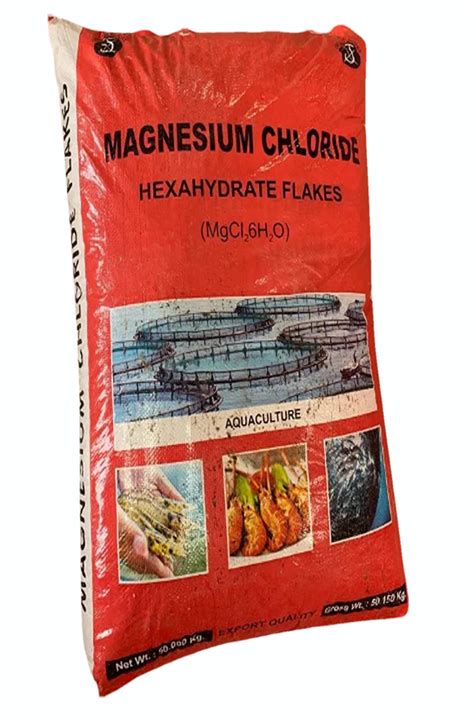 Feed Grade Magnesium Chloride Hexahydrate Flakes Aquaculture Supplement