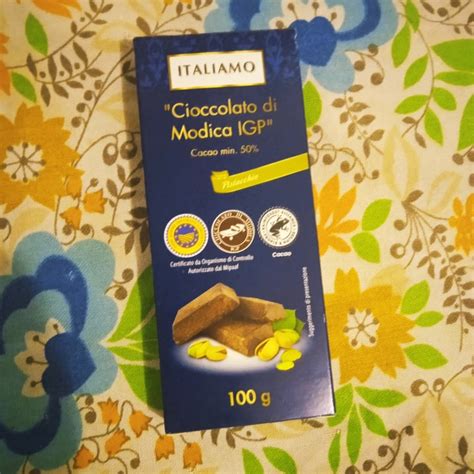 Italiamo Cioccolato Di Modica IGP Al Pistacchio Review Abillion