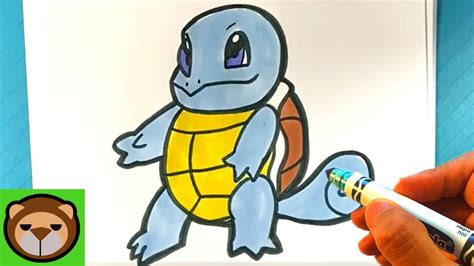 Easy How To Draw Squirtle From Pokemon Youtube