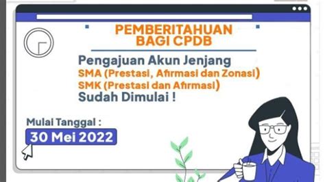 Akses Ppdb Jakarta Go Id Simak Cara Pengajuan Akun Ppdb Dki Jakarta