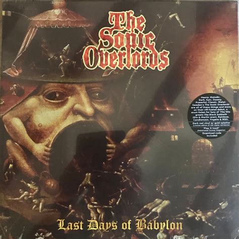 Last Days Of Babylon LP 2021 Limited Edition Goldenes Vinyl Rotes