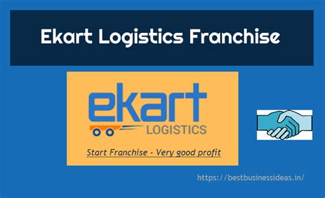 Ekart Logistics Franchise Application Profit How To Start