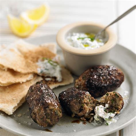 Lamb Kofta With Tzatziki Dinner Recipes Woman And Home