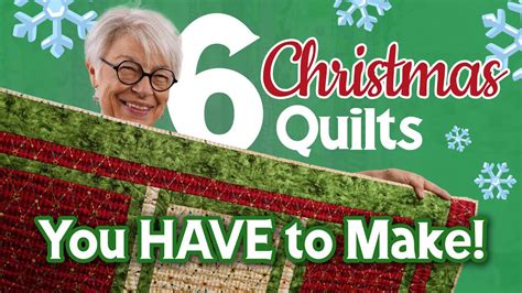 Quick And Easy Christmas Quilts 3 Yard Quilts Make The Holidays Easy Youtube