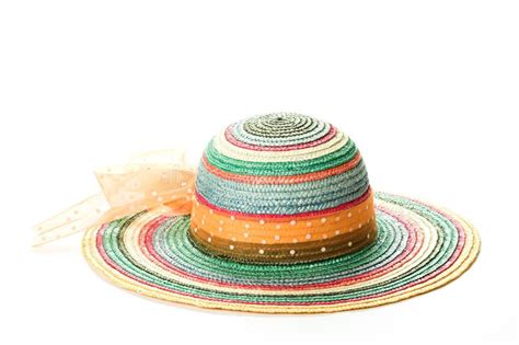 Colorful straw hat # 2 stock image. Image of candle, caribbean - 1518765