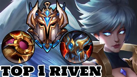 Wild Rift Riven Top Riven Gameplay Rank Challenger Youtube