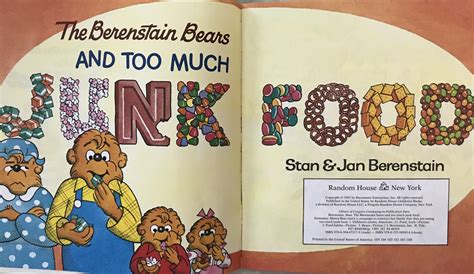 Too Much Junk Food Berenstain Bears