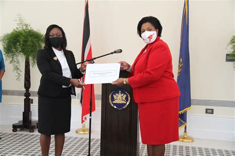 Swearing In Of Tha Secretaries The Office Of The President Of The Republic Of Trinidad And Tobago