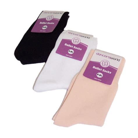 Traditional Ballet Socks 100 Nylon Content Beautiful Quality Yet Still Great Value Classic