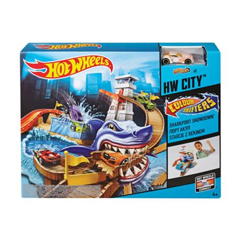 Hot Wheels Renk Değiştiren Araçlar Sharkport Oyun Seti Migros