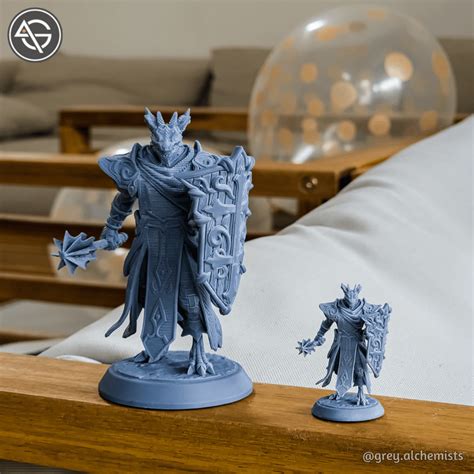 D Printable Dralag The Dragonborn Paladin Dnd Miniatures Fantasy