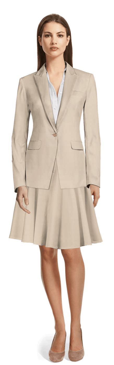 Womens Beige Suits Made To Measure Sumissura