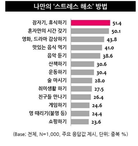 스트레스원인 해소 스트레스관리법 스트레스푸는방법 Sns 인스타 유튜브 직장인 자영업 노인 초등학생 대학생 비현실적 목표 멍때리기