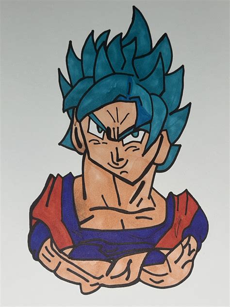 Super Saiyan Blue Goku by mateofugu on DeviantArt