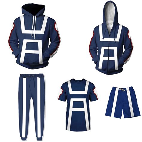 513us 42 Offmy Hero Academia Hoodie Jacket Cosplay Costume Men