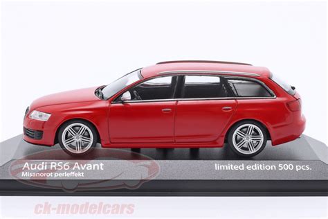 Minichamps Audi Rs Avant Year Misano Red Pearl Effect