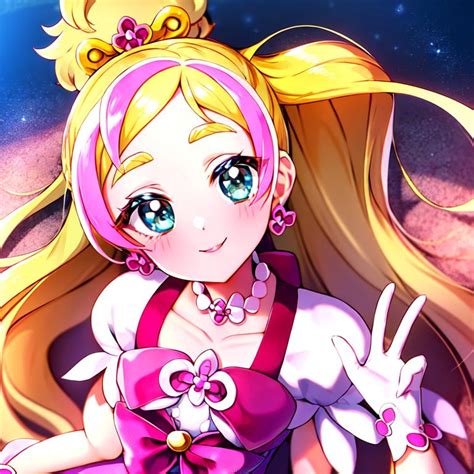 Ai Art Lora Model Cure Flora Go Princess Pretty Cure Pixai