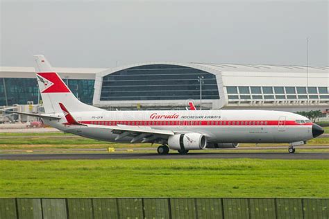 Retro Livery Garuda Indonesia Indonesia Foto De Archivo Editorial