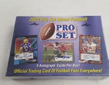 2022 Pro Set Metal Football Checklist Set Details Boxes Reviews