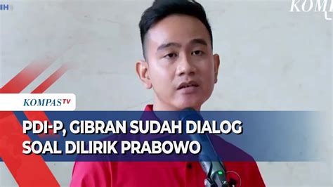 PDIP Ungkap GIbran Sudah Melapor Soal Dilirik Jadi Bakal Cawapres