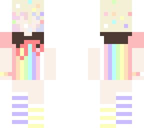 rainbow cute pastel | Minecraft Skins