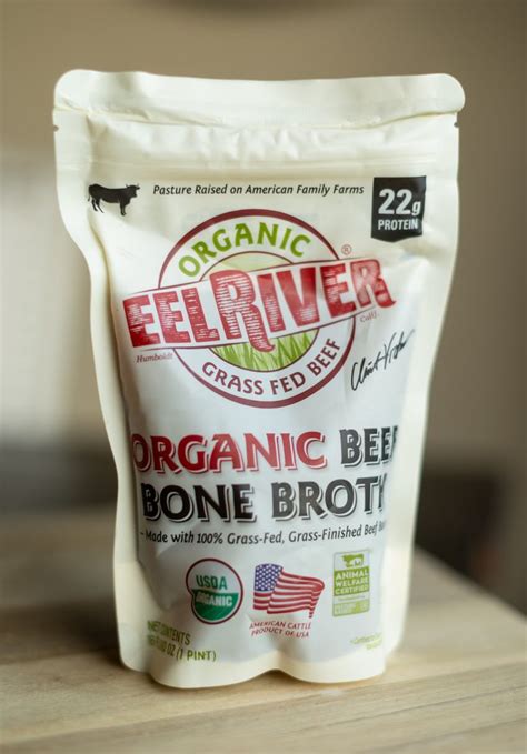 Organic Grass Fed Beef Bone Broth Eel River Organic Beef Grass Fed