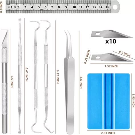 Kit O Juego De 17 Herramientas Para Desbastar Vinil Sd99 MercadoLibre