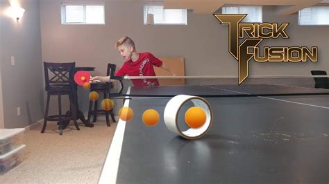 Table Tennis Trick Shots | Trick Fusion - YouTube