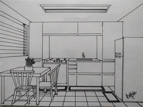 Desenho De Cozinha Simples - Desenho De Cozinha Facil Desenhos De Cozinhas | Planos Y Decoracion