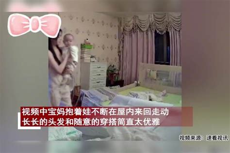 精致宝妈带娃气质太优雅，随意穿搭就像极了小说女主角，网友赞叹