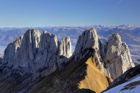 High Mountains Alpstein Massif Mt Altmann Editorial Stock Photo Stock