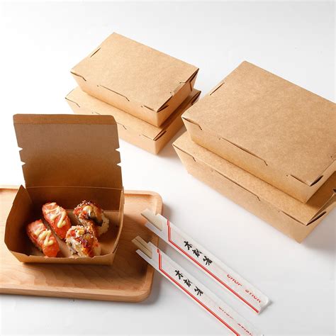 Kraft Lunch Box Pla Lining Eco Go Pack