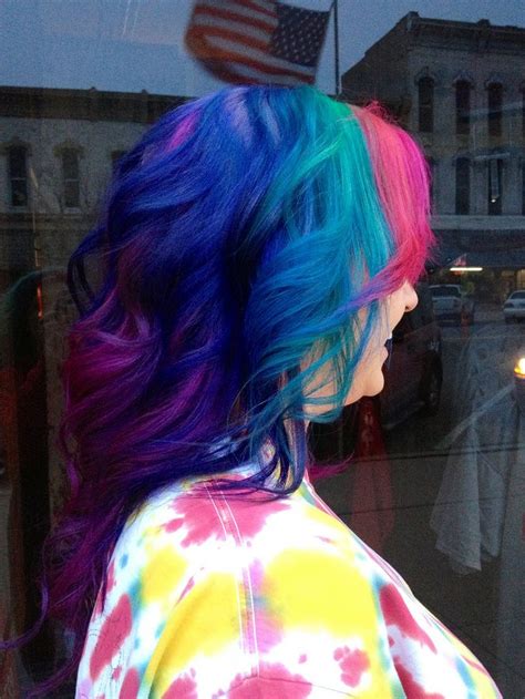 Lovelydyedlocks Bright Hair Galaxy Hair Color Hair Styles