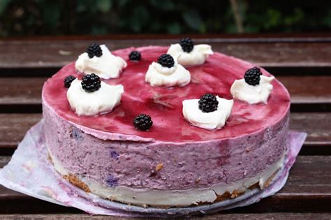 Mis Recetas Dulces Y Saladas Tarta De Queso Moras Silvestres Y