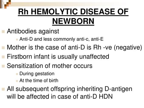 Ppt Hemolytic Disease Of Newborn Powerpoint Presentation Free