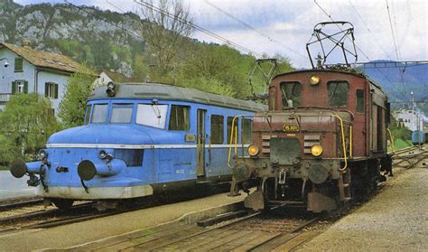 Solve Jahre Bls Bern Loetschberg Simplon Bahn Blauer Pfeil