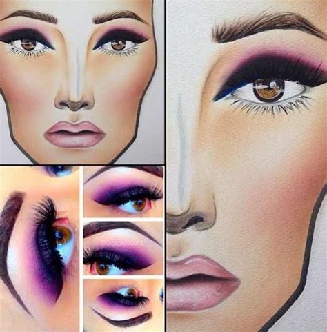 I Love This Face Chart Maquillaje De Ojos El Poder Del Maquillaje