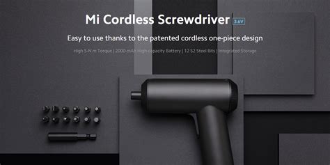 Xiaomi MI Cordless Screwdriver 5N M High Torque 2000mAh Battery 12S2