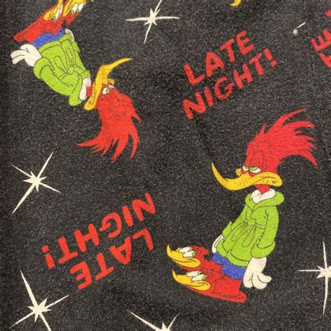 Woody Woodpecker Pajama Pants Lounge Sleep Mens Size Gem