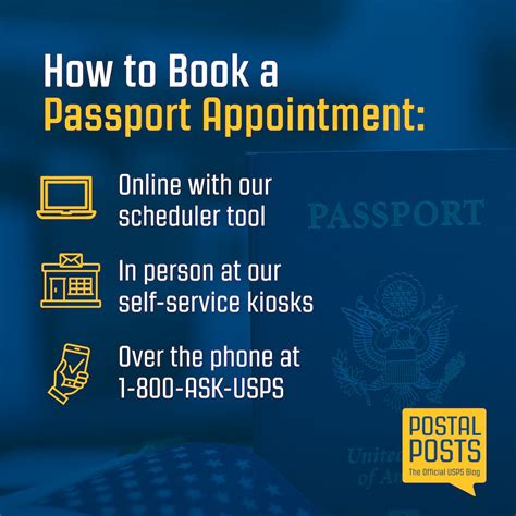 Post Office Passport Scheduling Scannable Passports Maker Passports