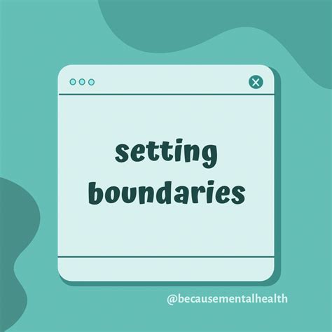 Setting Boundaries And Saying No