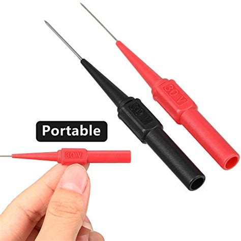 Pieces Wire Piercing Probe Insulation Back Probes Probe Non