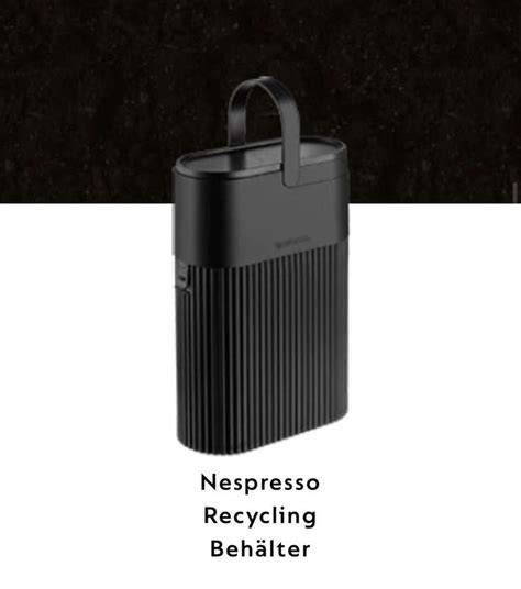 Nespresso Recycling Behälter Kaufen Auf Ricardo