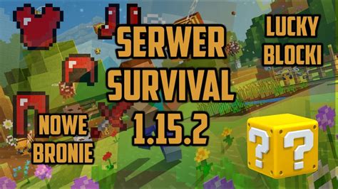 Najlepszy Serwer Survival W Polsce Minecraft Mc Folcraft Pl Youtube