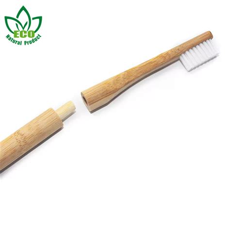 Biodegradable Bamboo Toothbrush With Replaceable Head Charcoal