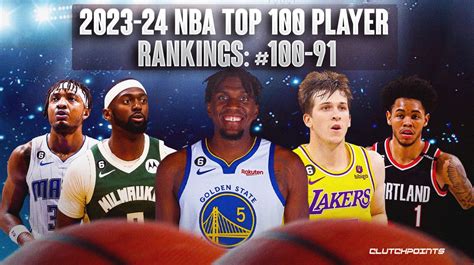 NBA Top 100 player rankings for 2023-24 season: 100-91